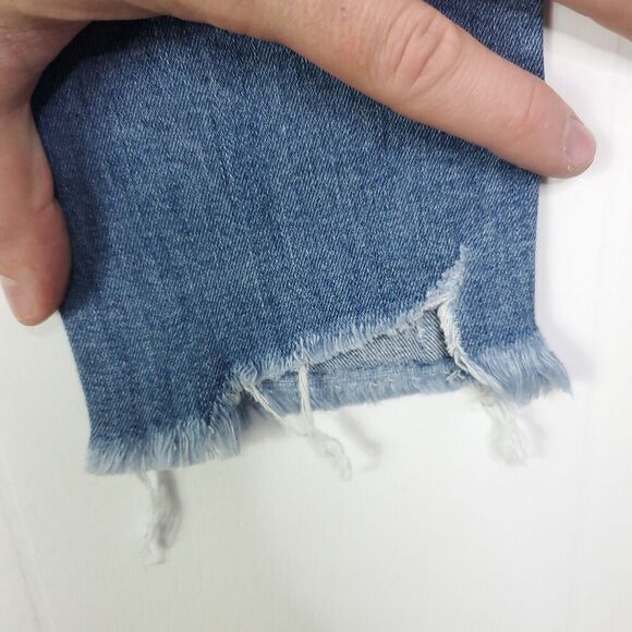 Flying Monkey Jeans Womens 25 Patchwork Skinny Asymmetrical Raw Hem Distressed - Picture 9 of 12